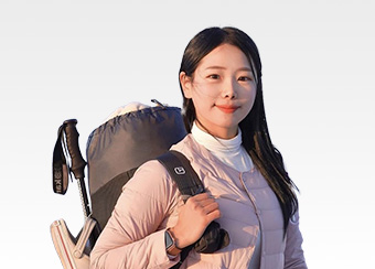 자연에서 받은 에너지를 나눠드리는 등산크리에이터