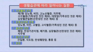현대병의 대부분을 일으키는 생활습관병