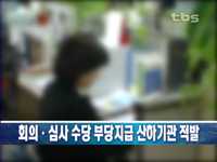 회의.심사 수당 부당지급 산하기관 적발