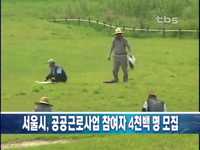 서울시, 오늘부터 1단계 공공근로 4천100명 모집 
