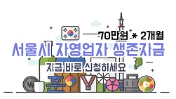 서울시 자영업자 생존자금 신청