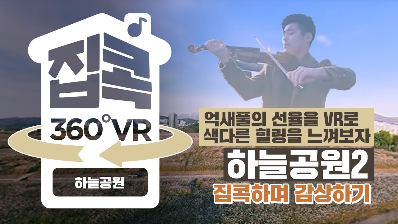 [서울집콕 360VR]ㅣ억새풀과 바이올린 선율을 드론 VR영상으로ㅣ하늘공원 억새밭 (f. 바이올리니스트 장한샘)