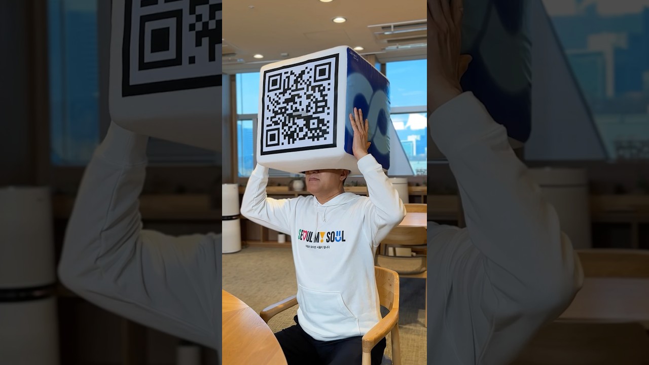 서울 곳곳에 등장한 의문의 네모머리! 그 정체는?! #기후동행카드 #기동이 #기동카