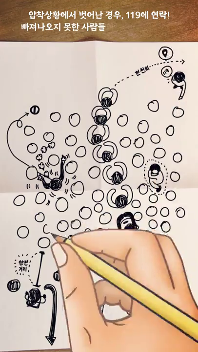 질서있게 대응하여 안전을 지킵시다!