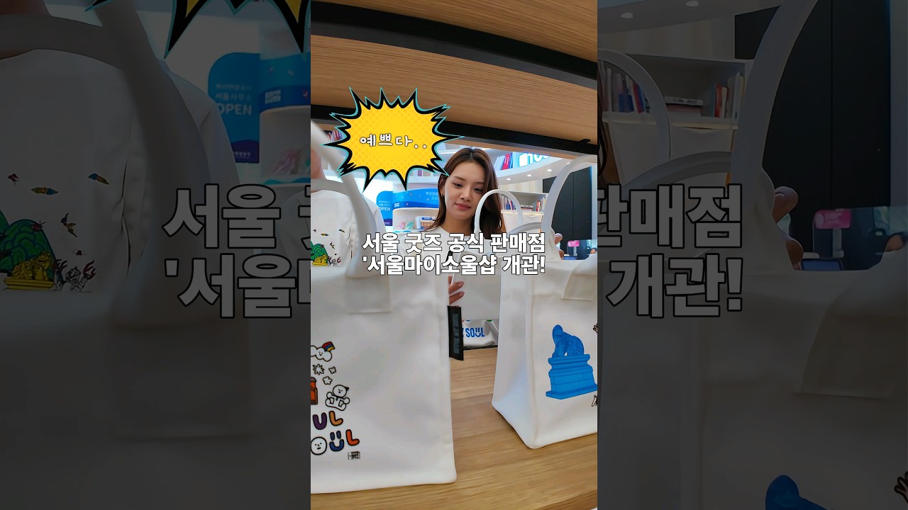 서울 굿즈 공식 판매점 '서울마이소울샵' 개관!! (종류만 200여가지.. ㄷㄷ)